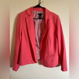 Lane Bryant Coral blazer: size 18